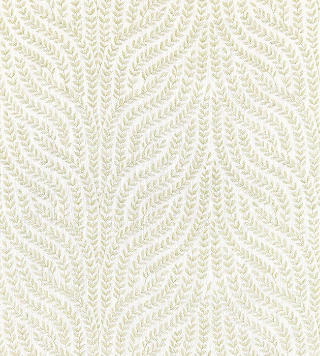 Scalamandre Willow Vine Embroidery Celery Fabric SC271250002