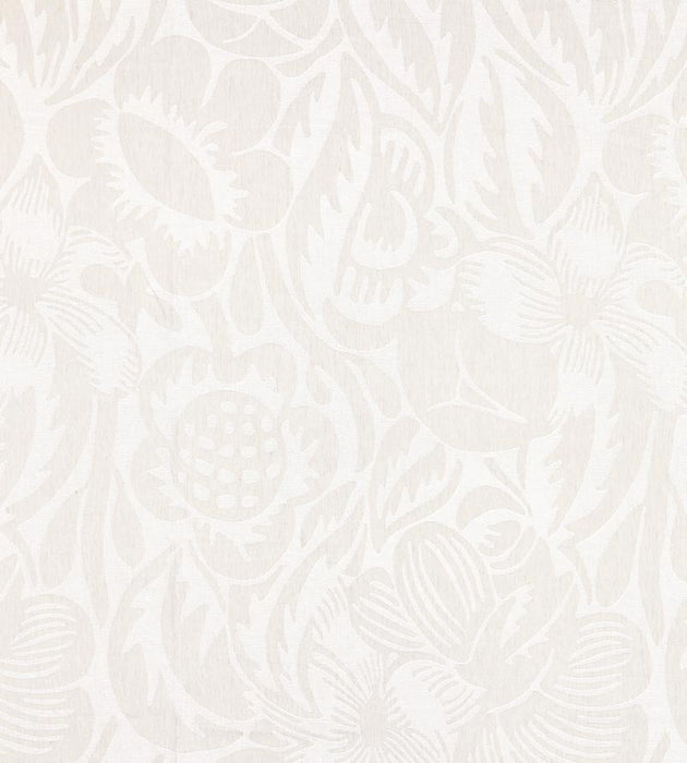 Scalamandre Deco Flower Pearl Grey Fabric SC271310002