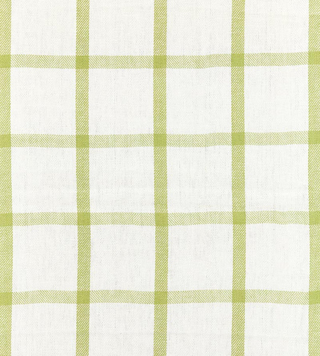 Scalamandre Wilton Linen Check Green Tea Fabric SC271520002
