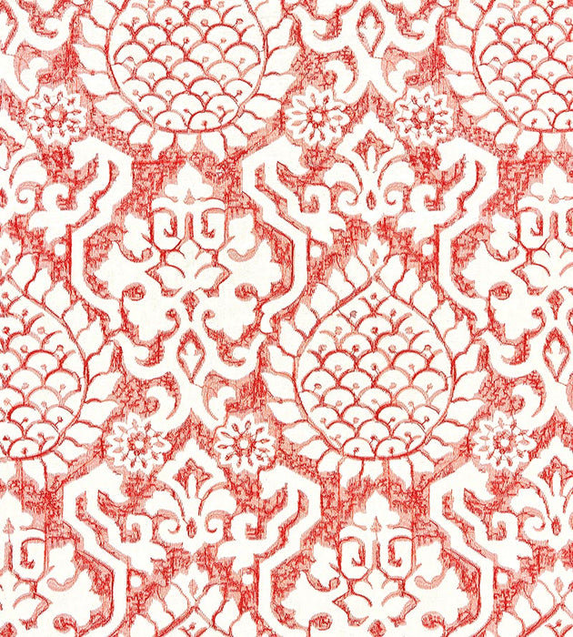 Scalamandre Surat Embroidery Coral Fabric SC272170002