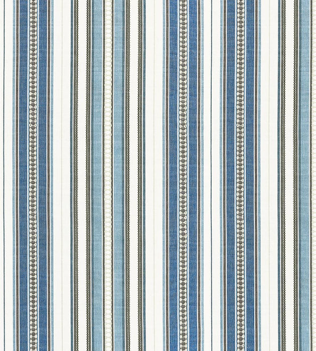 Scalamandre Nile Stripe Blue Jay Fabric SC272530002