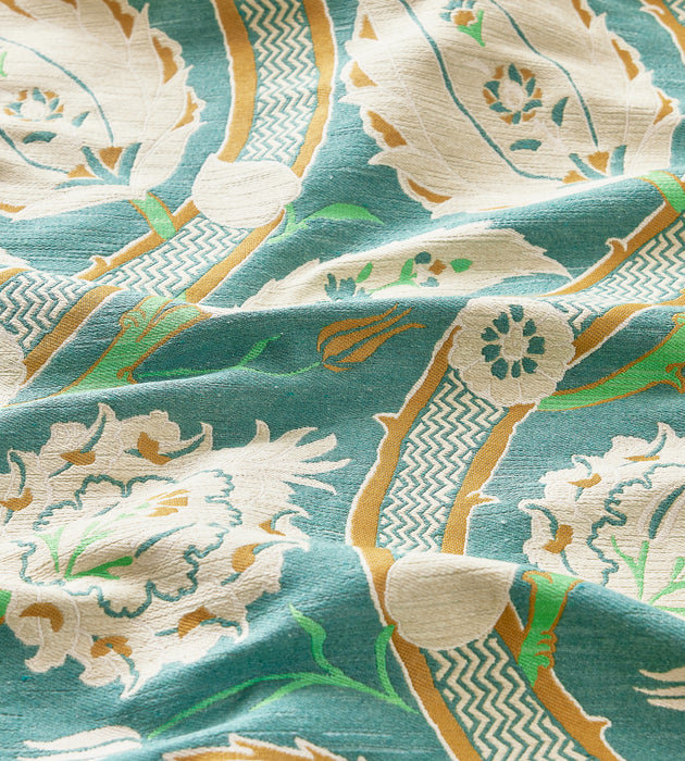 Scalamandre Kemha Woven Verdigris Fabric SC273260002