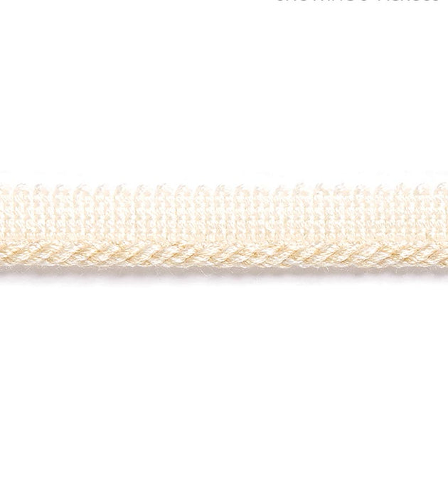 Scalamandre Millstone Twisted Cord Cream Trim Sample SCC3040002