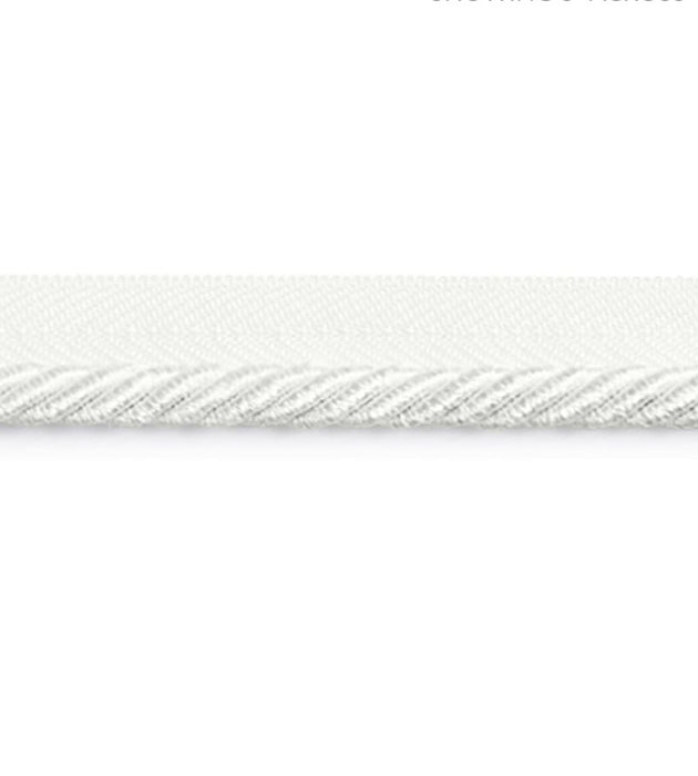 Scalamandre Boulevard Cord Ivory Trim Sample SCC3140002