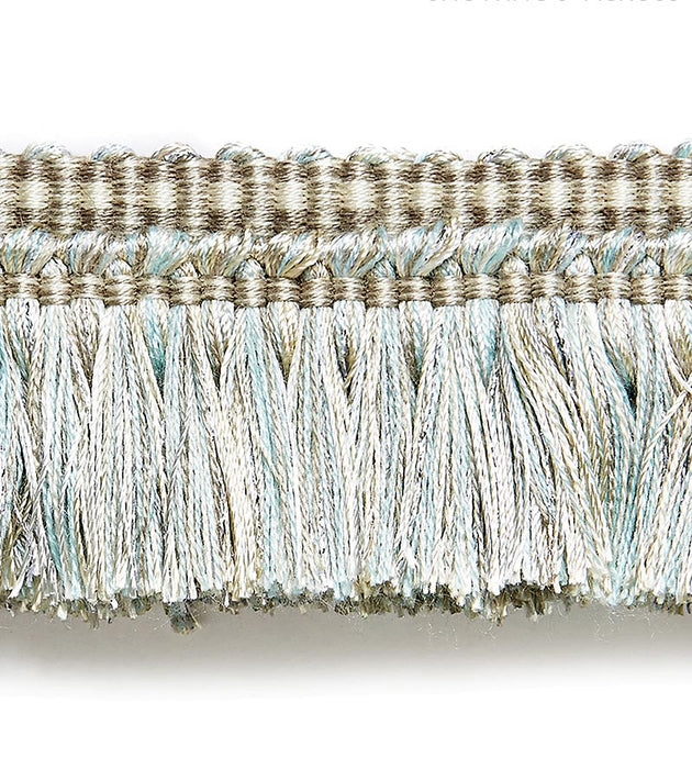 Scalamandre Shimmer Brush Fringe Mineral Trim Sample SCFC14950002