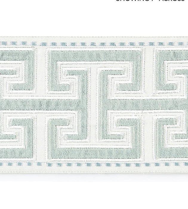 Scalamandre Luxor Velvet Tape Cloud Trim Sample SCT33040002