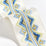 Scalamandre Flamme Embroidered Tape Blue And Yellow Trim SCT33350002