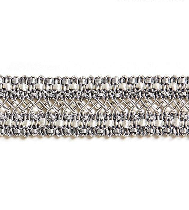 Scalamandre Selena Gimp Braid Zinc Trim Sample SCV12400002