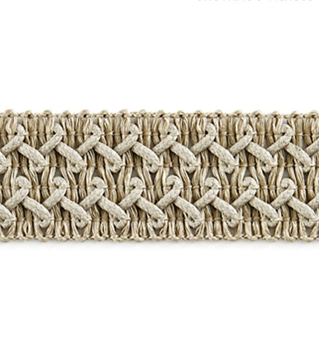 Scalamandre Kaarina Linen Braid Natural Trim Sample SCV12440002