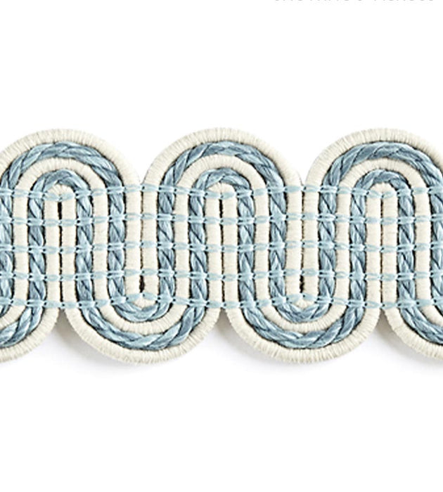Scalamandre Serpentine Braid Caribe Trim Sample SCV12460002