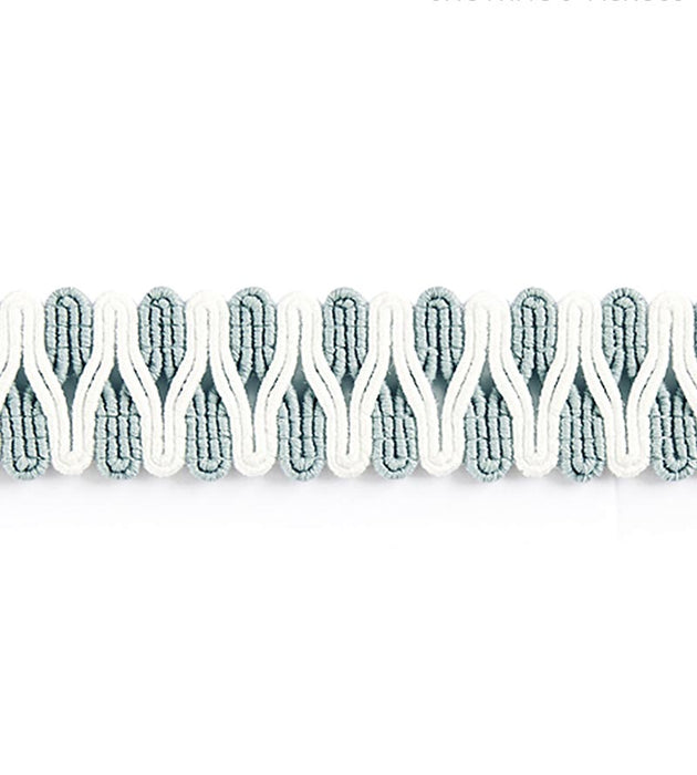 Scalamandre Playa Gimp Braid Sky Trim Sample SCV12470002