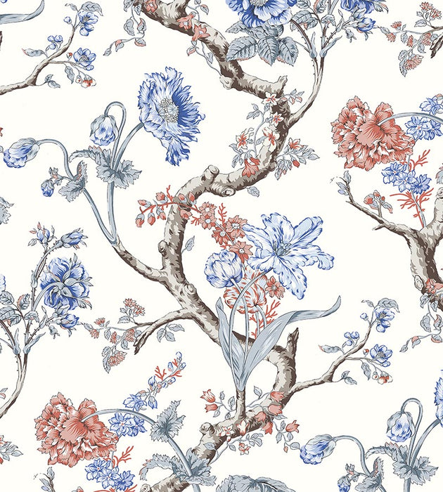 Scalamandre Andrew Jackson Floral Riviera Wallpaper SCWP884320002