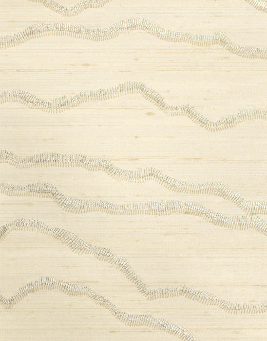 Scalamandre Dipti Ivory Wallpaper SCWP885730002