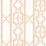 Scalamandre Joanna Fret Peach Wallpaper Sample SCWP88582D0002