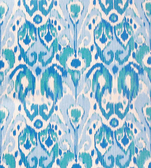 Scalamandre Greystone Blues On Cream Fabric Sample SC165270003