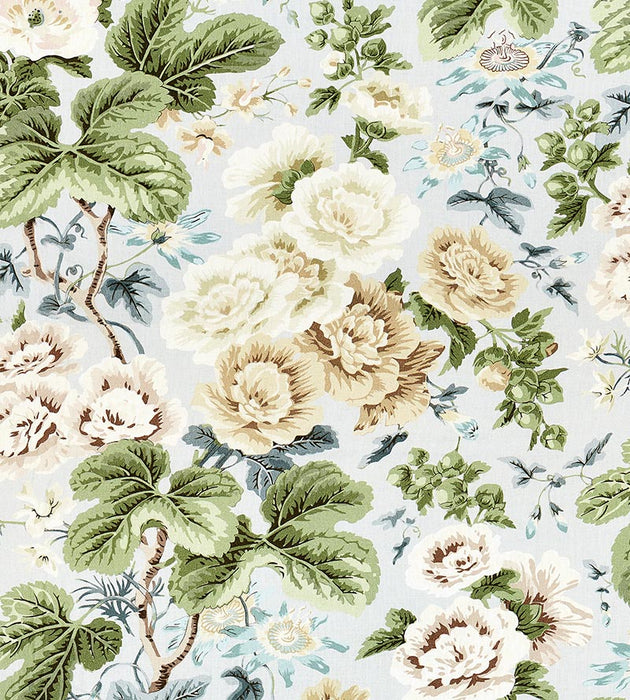 Scalamandre Highgrove Linen Print Rain Fabric SC165950003