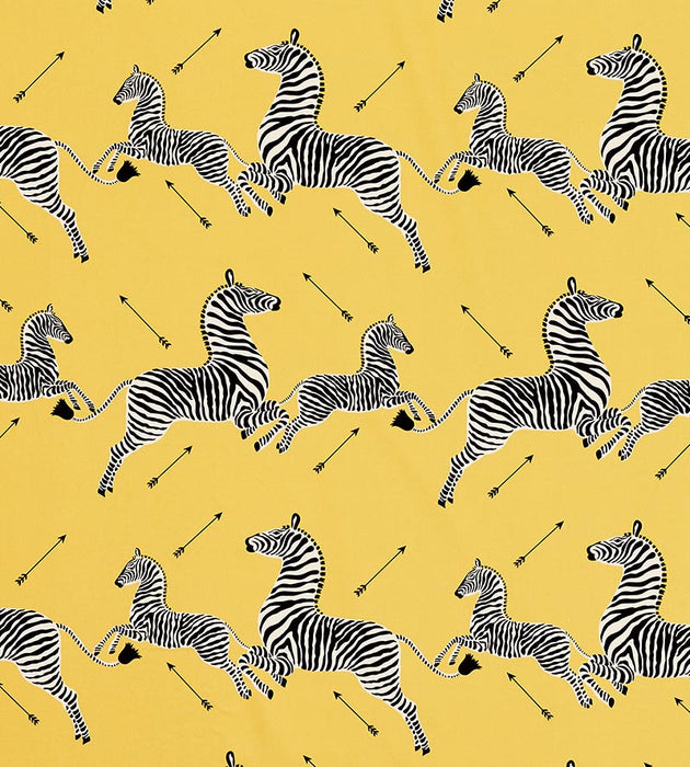 Scalamandre Zebras Petite Yellow Fabric SC166410003