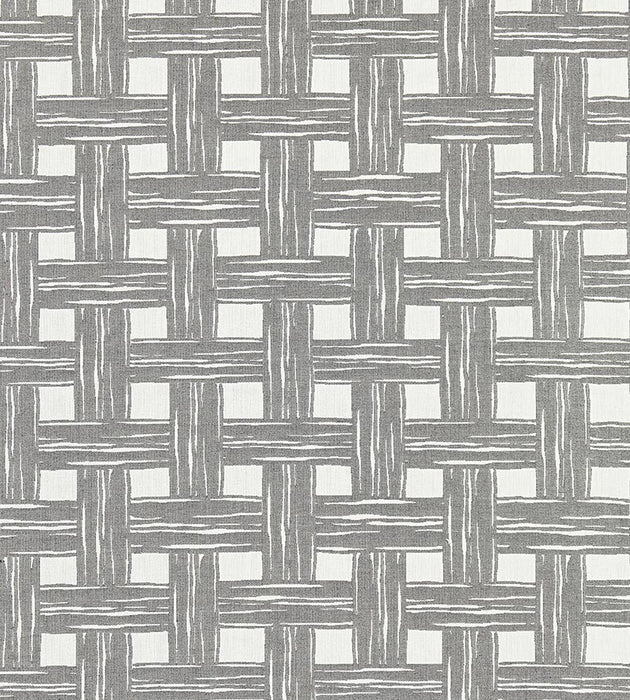 Scalamandre Bamboo Lattice Stone Fabric Sample SC270590003