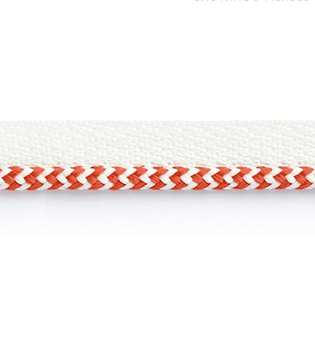 Scalamandre Zig Zag Cord Coral Trim Sample SCC3130003