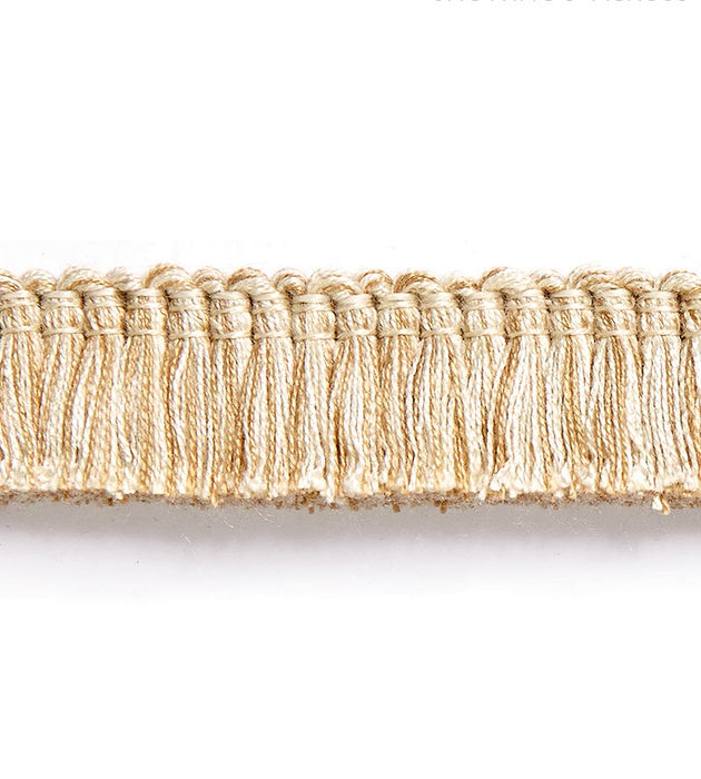 Scalamandre Gardiner Brush Fringe Camel Trim Sample SCFC14940003