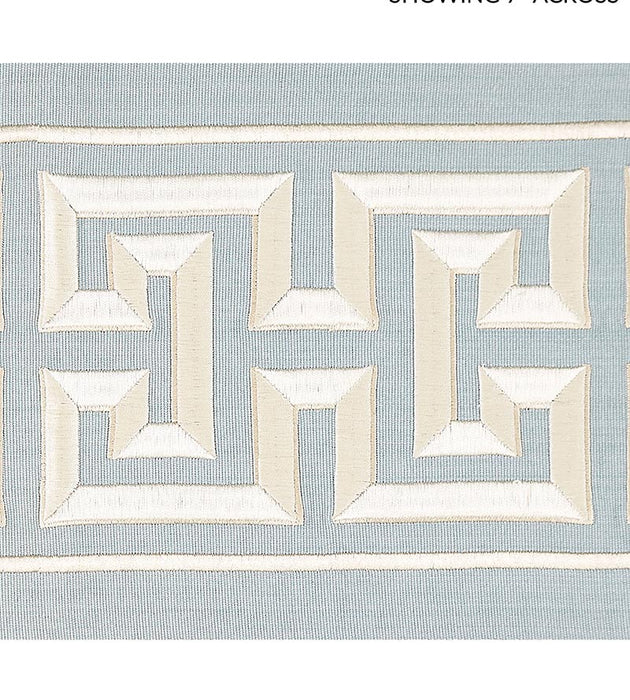 Scalamandre Imperial Embroidered Tape Sky Trim SCT32800003