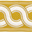 Scalamandre Guilloche Embroidered Tape Brass Trim SCT32830003