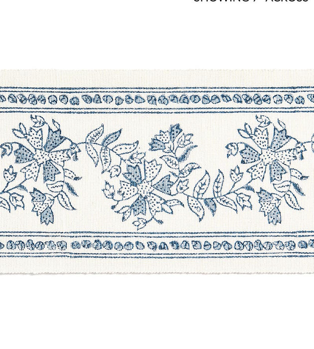 Scalamandre Citra Block Print Tape Lakeside Trim SCT33270003