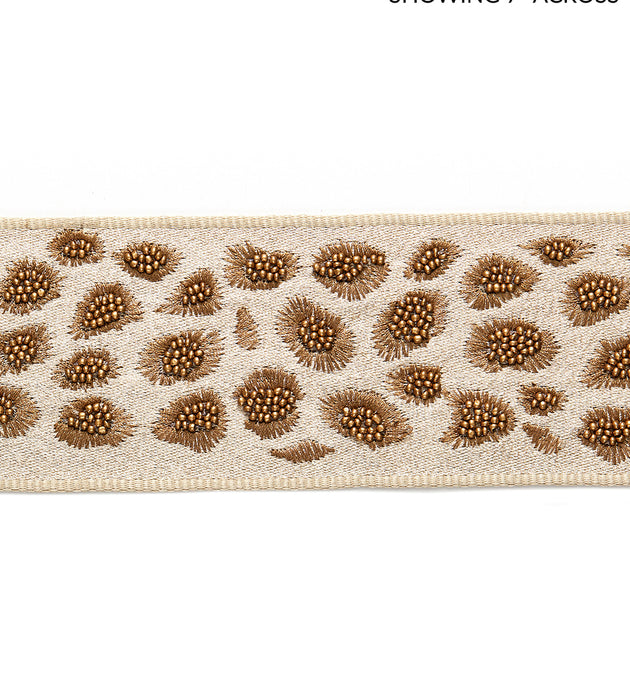 Scalamandre Catwalk Embellished Tape Desert Trim SCT33330003