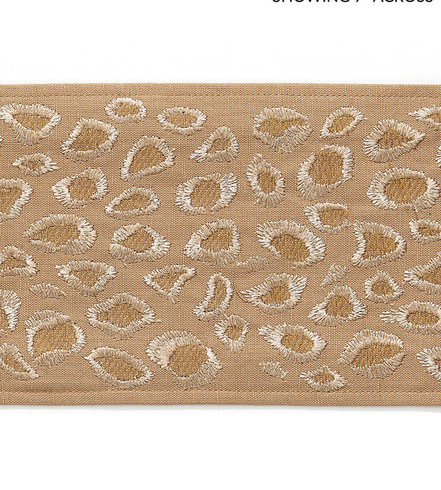 Scalamandre Catwalk Embroidered Tape Desert Trim SCT33340003
