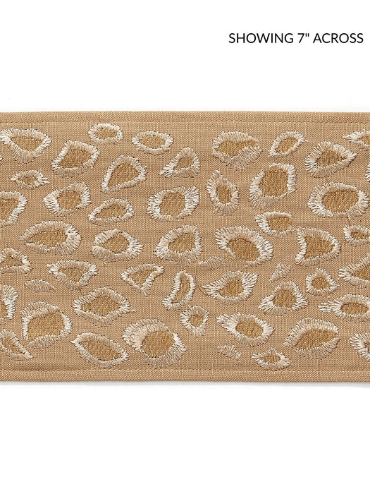 Scalamandre Catwalk Embroidered Tape Desert Trim SCT33340003