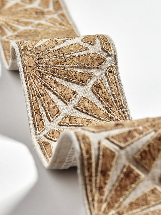 Scalamandre Milan Applique Tape Cork Trim SCT33380003