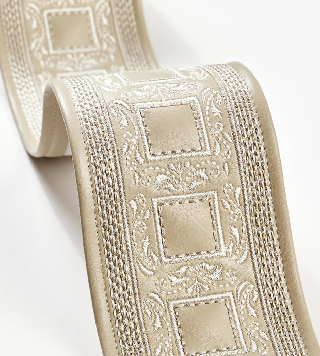 Scalamandre Archduke Embroidered Tape Camel Trim SCT33390003