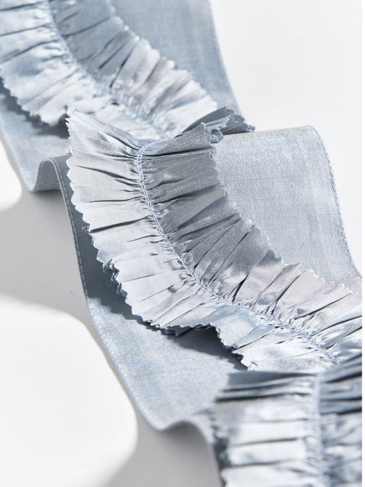 Scalamandre Ruffle Tape Ice Blue Trim SCT33410003