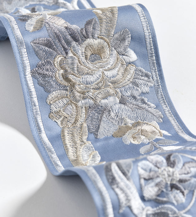 Scalamandre Reine Embroidered Tape Fountain Trim SCT33420003