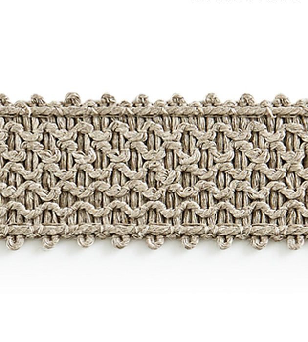 Scalamandre Ansa Linen Braid Natural Trim Sample SCV12450003