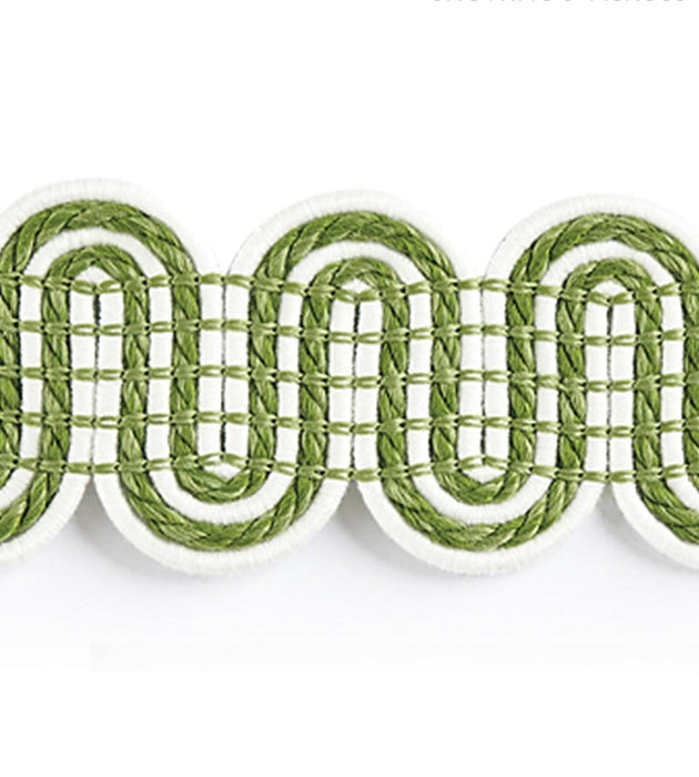 Scalamandre Serpentine Braid Palm Trim Sample SCV12460003