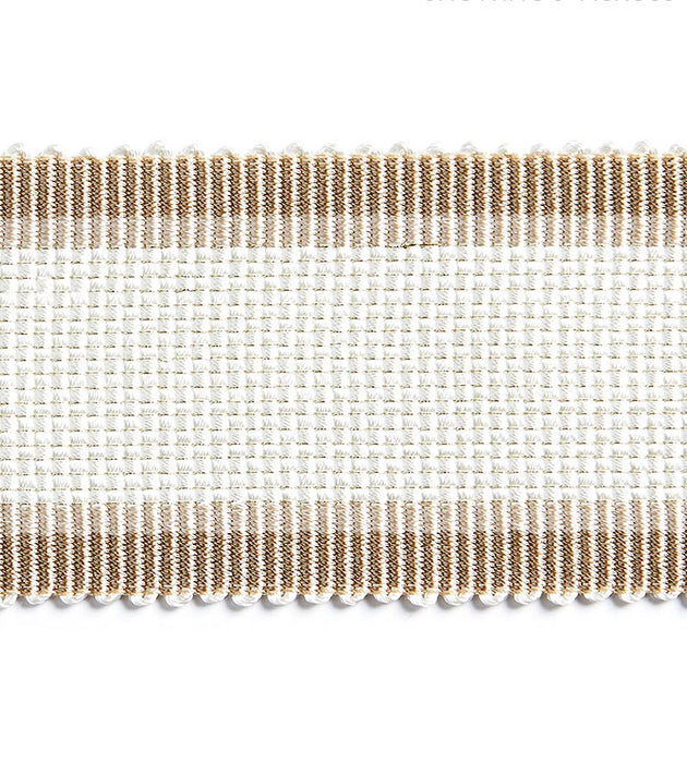 Scalamandre Odeon Shimmer Braid Fawn Trim Sample SCV12490003