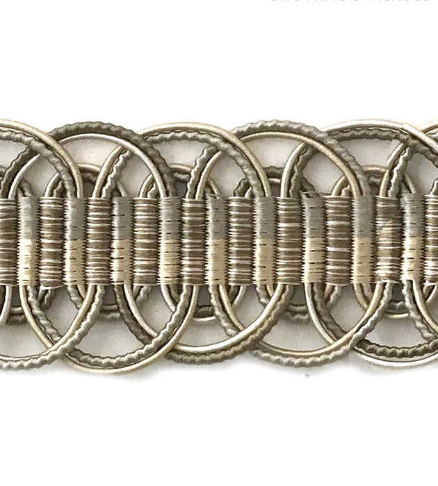 Scalamandre Le Mans Taupes Trim Sample SCV8750003