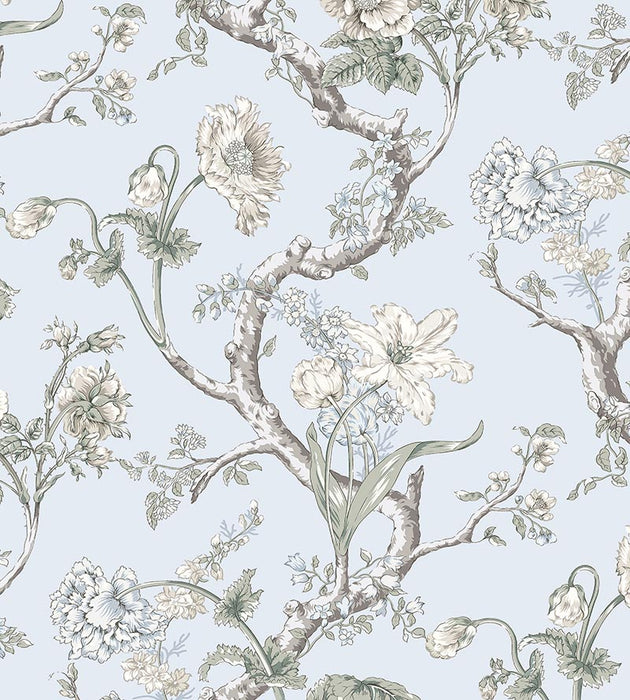 Scalamandre Andrew Jackson Floral Skylight Wallpaper SCWP884320003