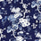 Scalamandre Ascot Linen Print Indigo Fabric SC166020004