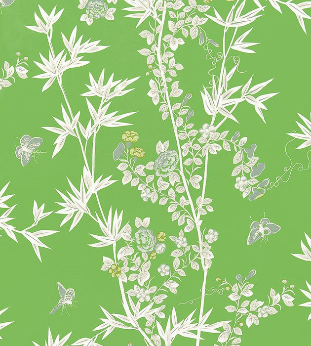 Scalamandre Jardin De Chine Jade Fabric SC166080004