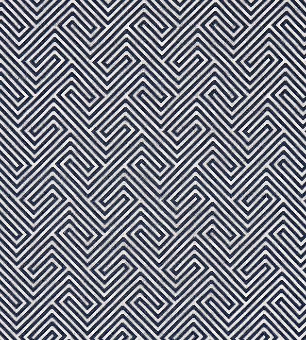 Scalamandre Labyrinth Weave Navy Fabric SC270300004