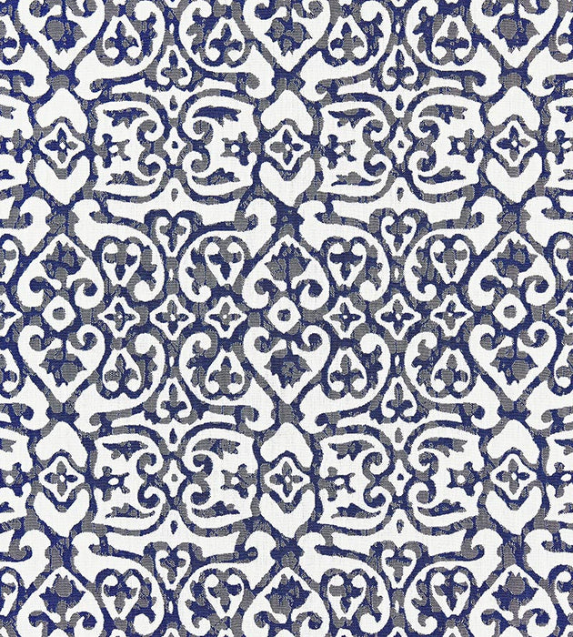 Scalamandre Kediri Indigo Fabric SC270570004