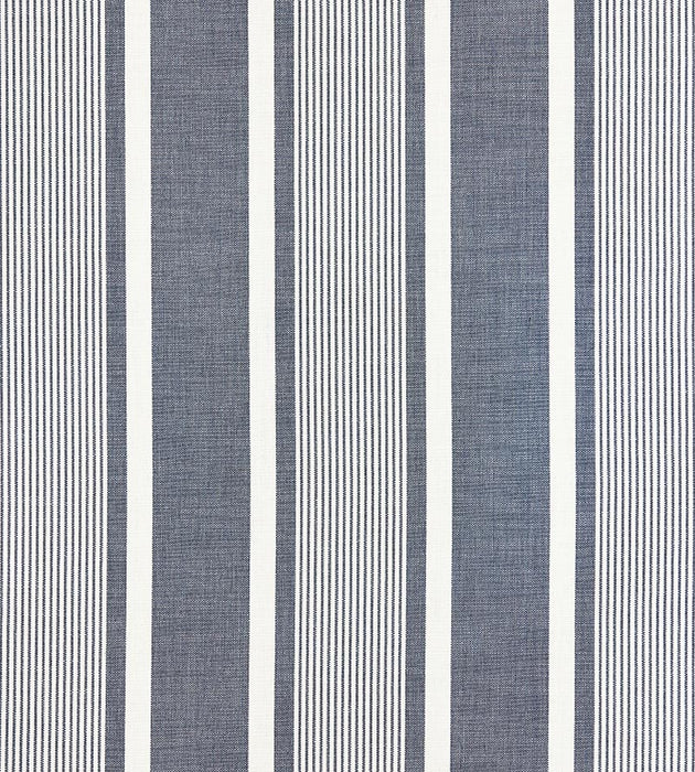 Scalamandre Wellfleet Stripe Denim Fabric SC271110004