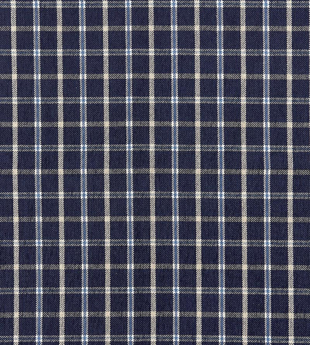 Scalamandre Bristol Plaid Navy Fabric SC271210004