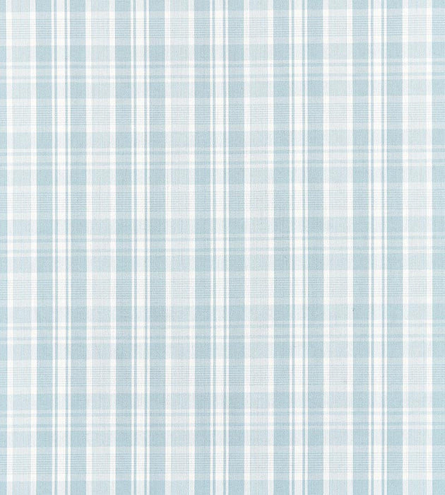 Scalamandre Preston Cotton Plaid Sky Fabric SC271220004