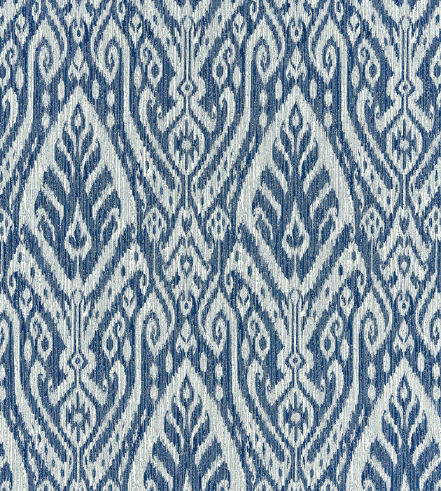 Scalamandre Borneo Ikat Indigo Fabric Sample SC271960004