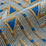 Scalamandre Kasai Velvet Blue And Gold Fabric SC273230004