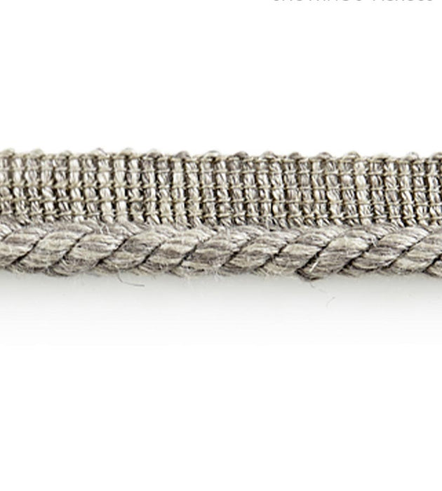 Scalamandre Anders Linen Cord Greige Trim Sample SCC3080004
