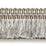 Scalamandre Shimmer Brush Fringe Silver Grey Trim SCFC14950004